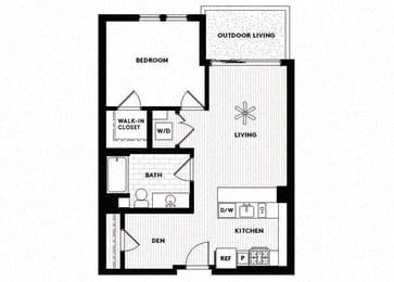 Vinz on Fairfax Apartments in Los Angeles, California B1 Floor Plan